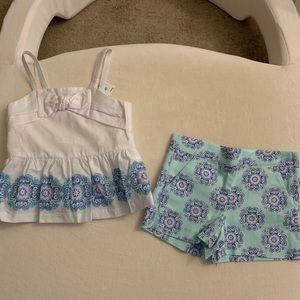 Little girls Janie and Jack 2 piece NWT